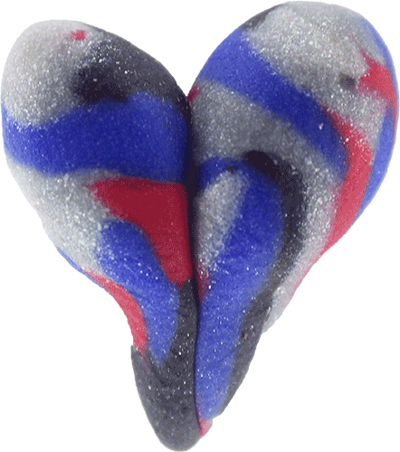 Glücksherz-blau-silber-schwarz-rot