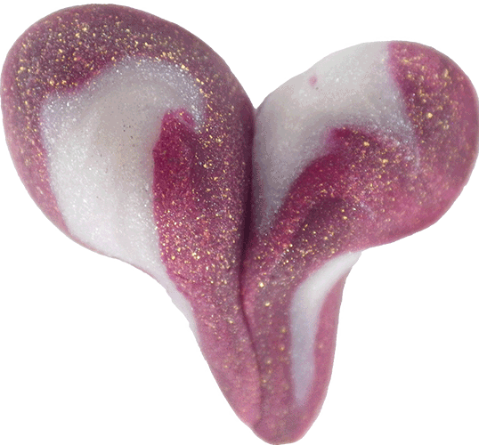 Glücksherz-weinrot-weiß-effect